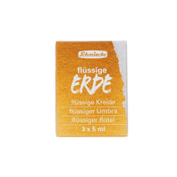 Schmincke Trio liquid earth Flüssige Erden Set 3 x 5 ml