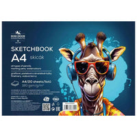 A4 Skizzenpapier Block 20 Blatt — Bild 1