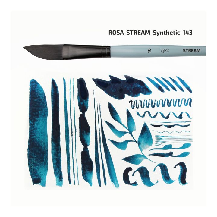Abgeschrägter Synthetikpinsel ROSA STREAM 143 | verschiedene Größen — Bild 5