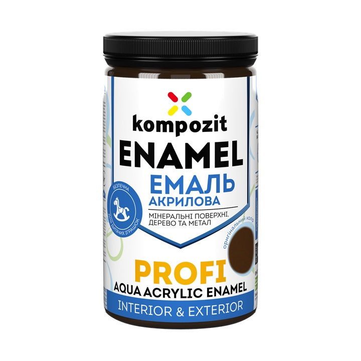 Acryl-Emaillelack KOMPOZIT PROFI Gloss 0,3 l | verschiedene Farbtöne — Bild 2