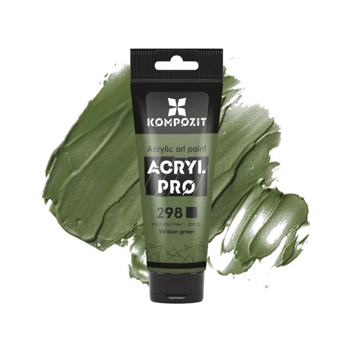 ACRYL PRO ART Kompozit Acrylfarbe 75 ml – 298 viridian Grün
