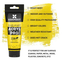 ACRYL PRO PROFESSIONAL Acrylfarben-Set 12x75 ml — Bild 11