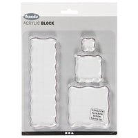 Acrylblock für Silikonstempel — Bild 1