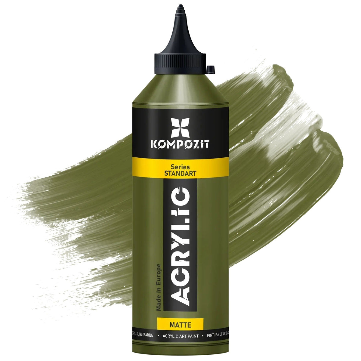 Acrylfarbe Kompozit STANDART 500 ml – 75 Olivgrün