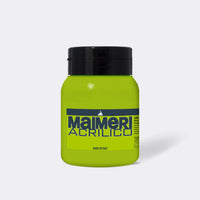 Acrylfarbe MAIMERI Acrilico 500 ml – Permanent Gelbgrün