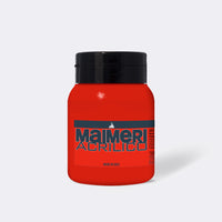 Acrylfarbe MAIMERI Acrilico 500 ml – Permanentrot Hell