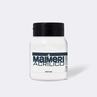 Acrylfarbe MAIMERI Acrilico 500 ml – Platinweiß