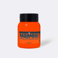 Acrylfarbe MAIMERI Acrilico 500 ml – Zinnoberrot Imitat