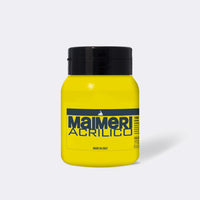 Acrylfarbe MAIMERI Acrilico 500 ml – Zitronengelb