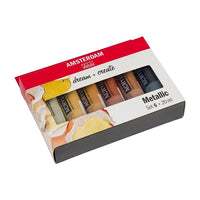Acrylfarbenset AMSTERDAM dream and create Metallic 6 x 20 ml — Bild 1
