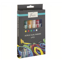 Acrylmarker DUAL Nassau Fine Art - 6er Set — Bild 5
