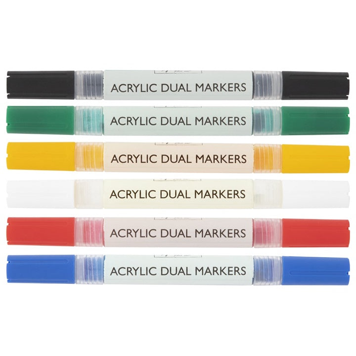 Acrylmarker DUAL Nassau Fine Art - 6er Set — Bild 6