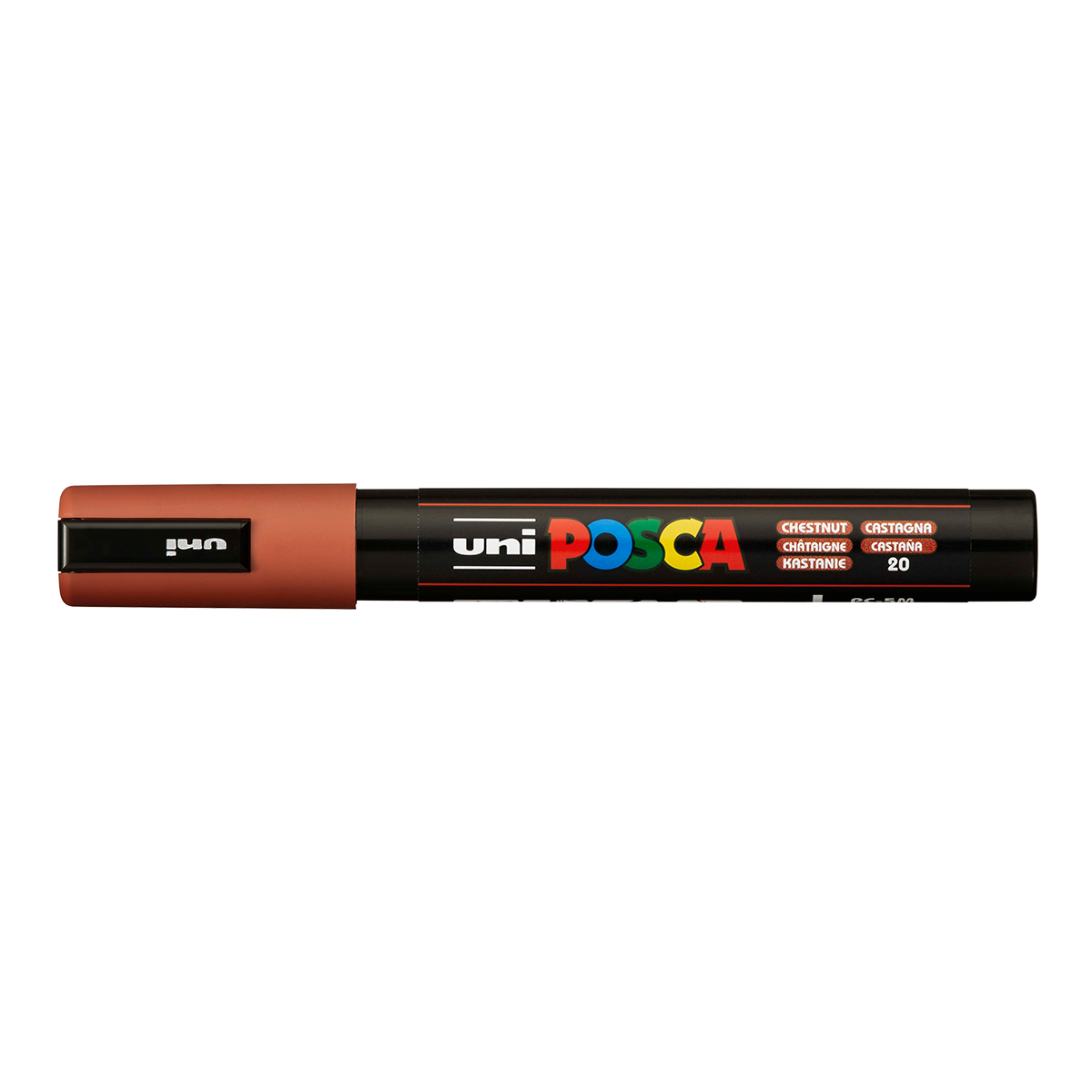 Acrylmarker Posca PC-5M, 1,8 – 2,5 mm, Kastanienbraun (20)