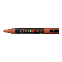 Acrylmarker Posca PC-5M, 1,8 – 2,5 mm, Kastanienbraun (20)