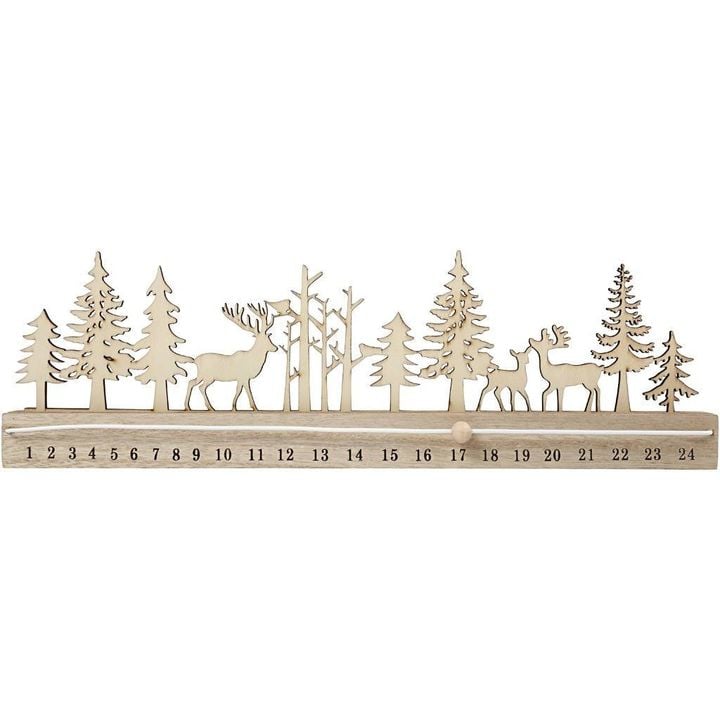 Adventskalender aus Holz - Countdown 40 cm — Bild 3
