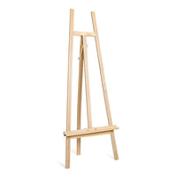 Verpackte Atelier-Staffelei ACADEMY im zerlegten Zustand mit den Maßen 8 x 8 x 143 cm.