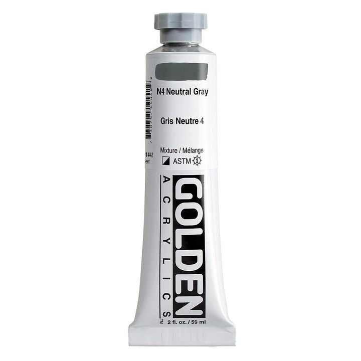 GOLDEN Heavy Body Acrylfarbe 148 ml – 1444 Neutralgrau N4
