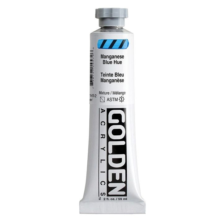 GOLDEN Heavy Body Acrylfarbe 148 ml – 1457 manganese blauer Farbton