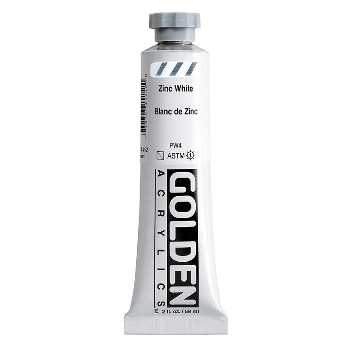 GOLDEN Heavy Body Acrylfarbe 59 ml – 1415 Zinkweiß