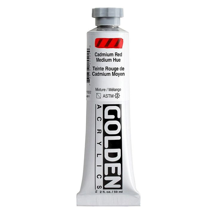 GOLDEN Heavy Body Acrylfarbe 59 ml – 1552 Kadmium Mittelrot Farbton
