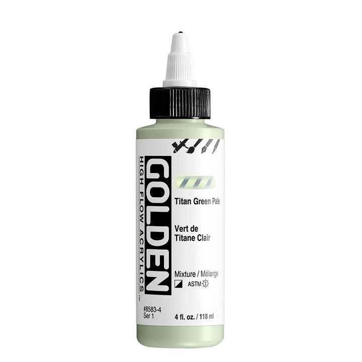 GOLDEN High Flow Acrylfarbe 118 ml – 8583 Titan Grün Hell