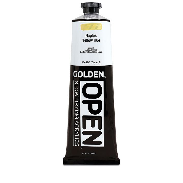 GOLDEN OPEN Slow-Drying Acrylfarbe 148 ml – 7459 Neapel Gelb Hue