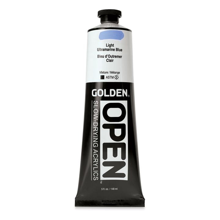 GOLDEN OPEN Slow-Drying Acrylfarbe 148 ml – 7566 Hell Ultramarin Blau