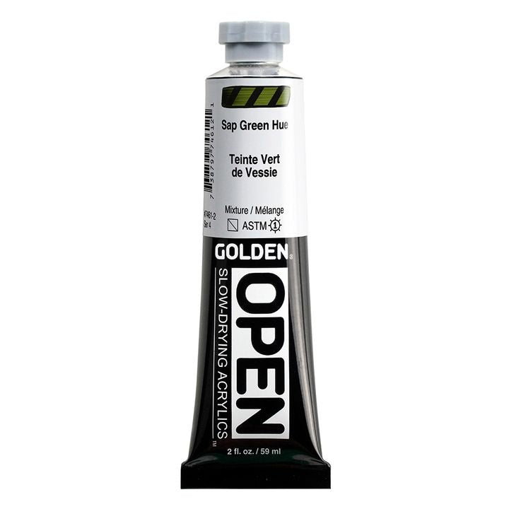 GOLDEN OPEN Slow-Drying Acrylfarbe 59 ml – 7461 Saftgrün Hue