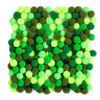 Acryl-Pompons, 1 cm – 120 Stk. – Grün
