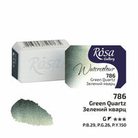 Rosa Gallery Aquarellfarben im Näpfchen 2,5 ml – 786 Grüner Quarz