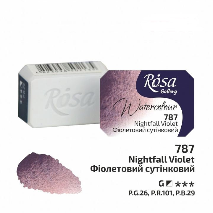 Rosa Gallery Aquarellfarben im Näpfchen 2,5 ml – 787 Dämmerungsviolett