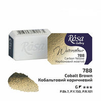 Rosa Gallery Aquarellfarben im Näpfchen 2,5 ml – 788 Kohlegelb
