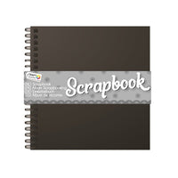 Craft Sensations Scrapbook-Album 15x15 cm – 40 Blatt – schwarz