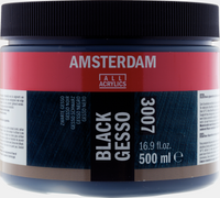 ROYAL TALENS Amsterdam Schwarzes Acryl-Gesso 500 ml
