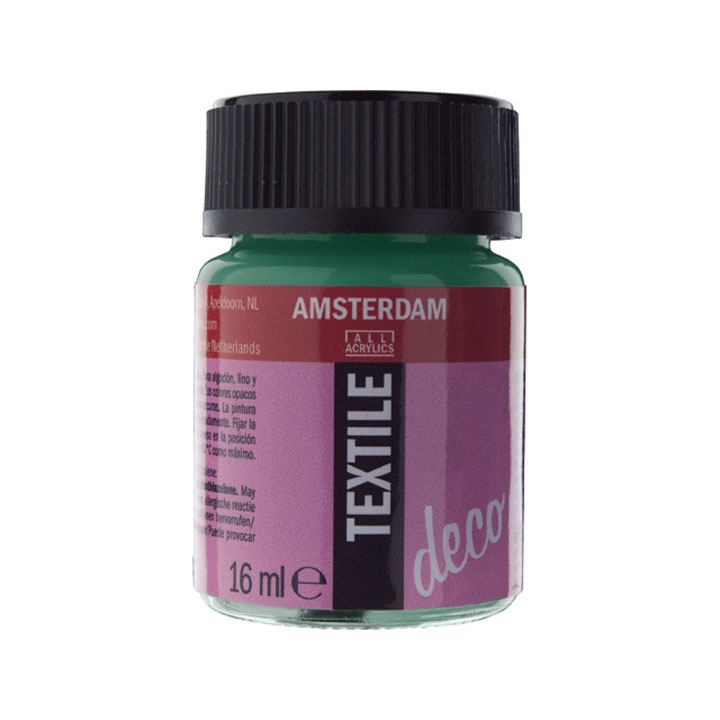 Amsterdam Textile Deco 16ml / 40 Farbnuancen – 685-türkis opak