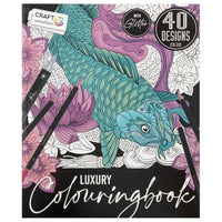 Anti-Stress-Malbuch - Glitzerfisch mit 40 Motiven — Bild 2