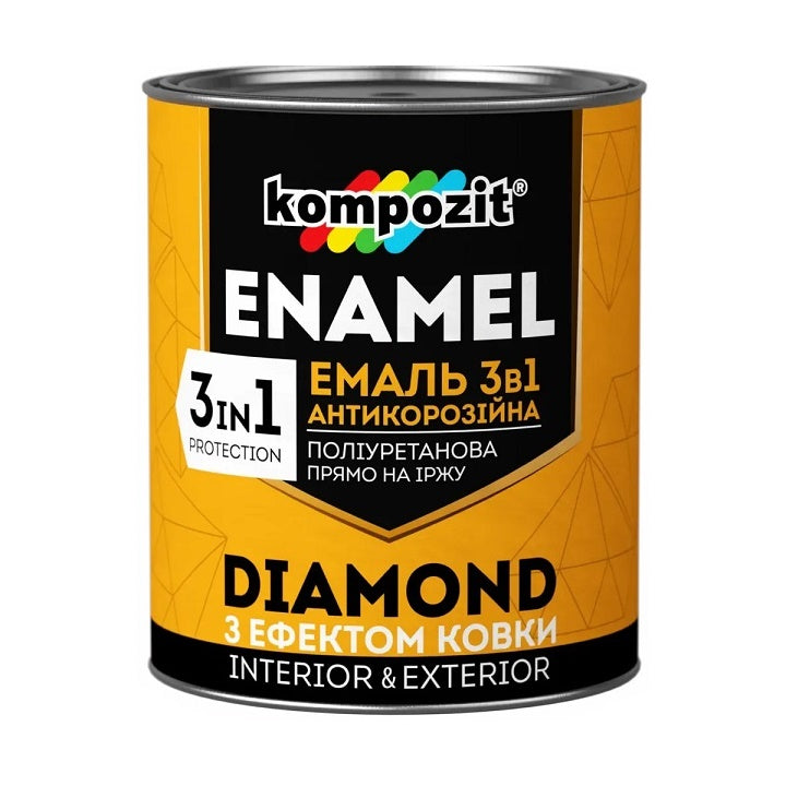 KOMPOZIT DIAMOND 3-in-1 Korrosionsschutz-Emaille 0,65 l – Bronze