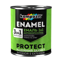 3-in-1 Korrosionsschutz-Emaille KOMPOZIT PROTECT 2,7 kg – Weiß
