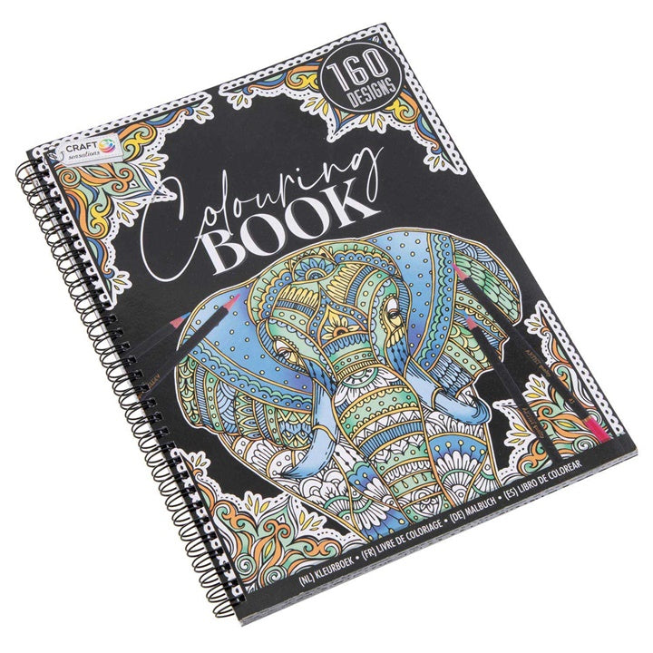 Antistress-Malbuch Elefant – 160 Motive — Bild 2