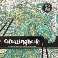 Antistress-Malbuch Green Horse, 32 Seiten — Bild 1