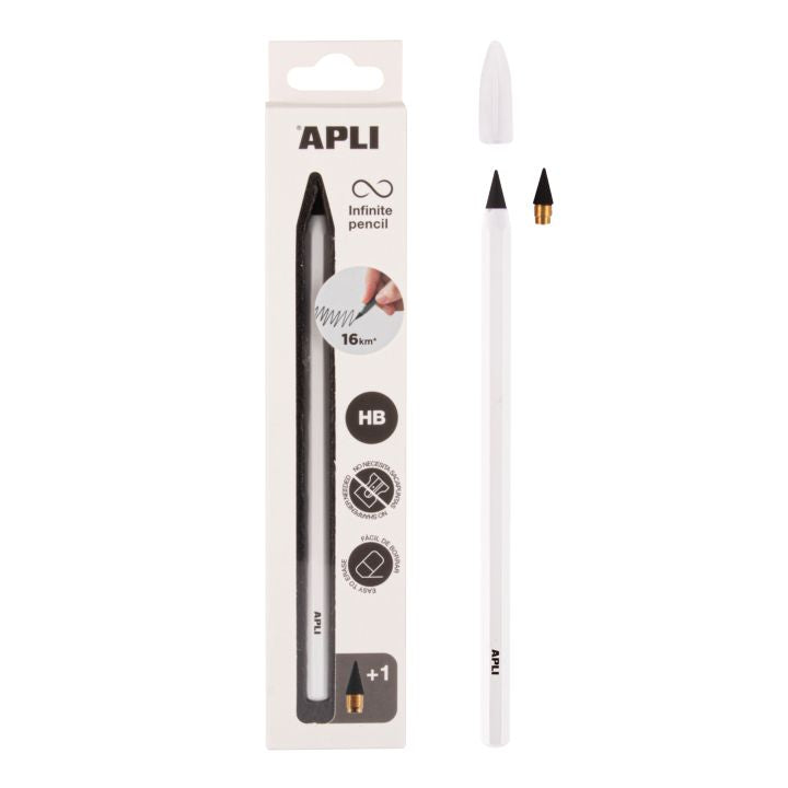 APLI Endlos-Bleistift HB, 1 Stk. – sortierte Farben — Bild 3