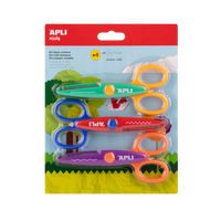 APLI Kreativschere 13,5 cm, abgerundete Spitze, symmetrisch