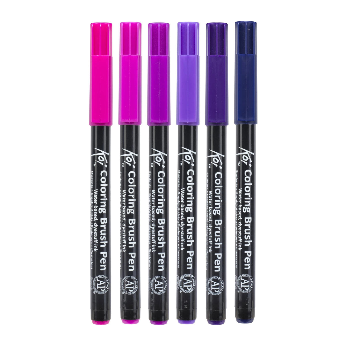 Aquarell Pinselstift-Set SAKURA Koi Galaxy / 6-teilig
