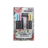 Aquarell-Stifte Set – 9-teilig / Pastellfarben — Bild 2