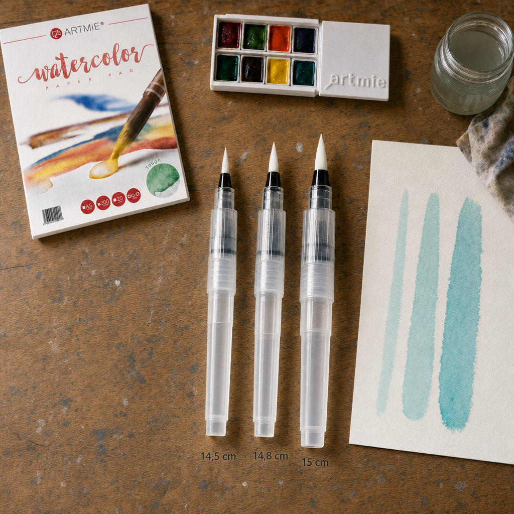 Aquarell-Wassertankpinsel, 14,5 – 15 cm