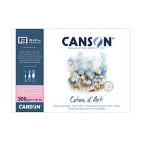 Aquarellblock CANSON Coton d'Art HP 300 g/m² 36 x 51 cm - 20 Blatt