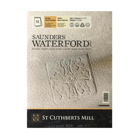 Aquarellblock CANSON Saunders Waterford CP weiß 300 g/m² 23 x 31 cm - 12 Blatt