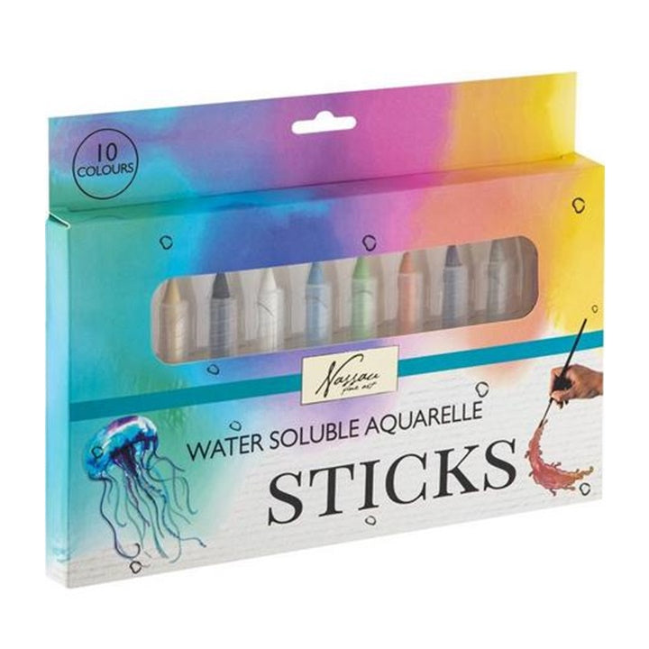 Aquarellfarben im praktischen Drehstift – 10er Set — Bild 1