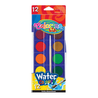 Aquarellfarben mit Pinsel Colorino 12 Stück — Bild 1