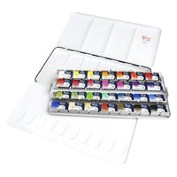 Aquarellfarben-Set Botanycal ROSA GALLERY Metallkasten, 28 Farben, volle Töpfe — Bild 2